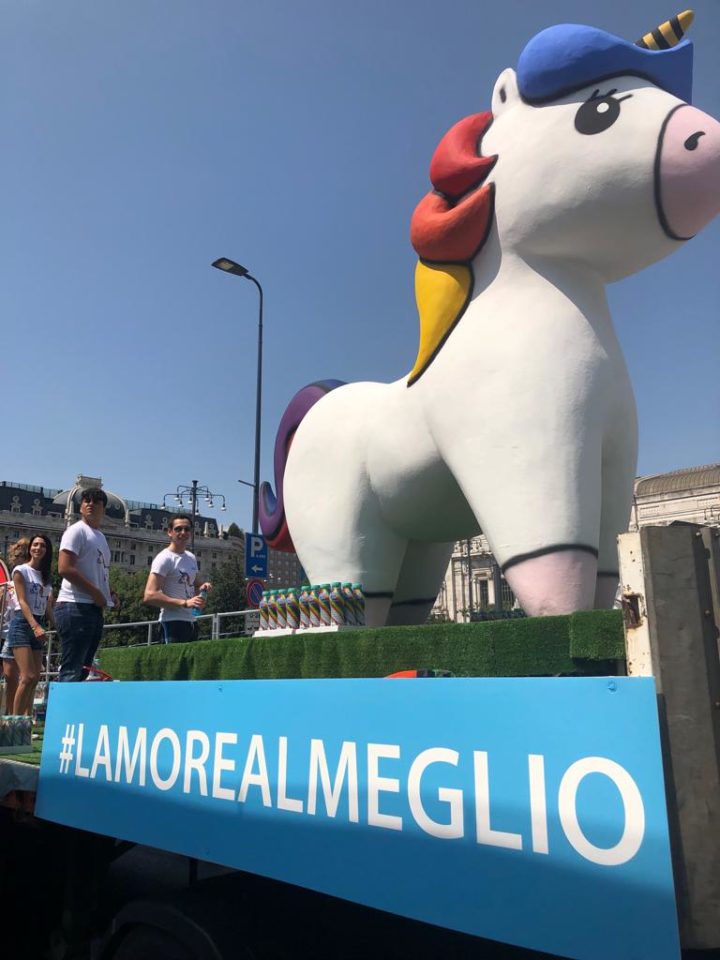 Per il terzo anno consecutivo Nmk al fianco di Vitasnella per il Gay Pride Milano 2019 .