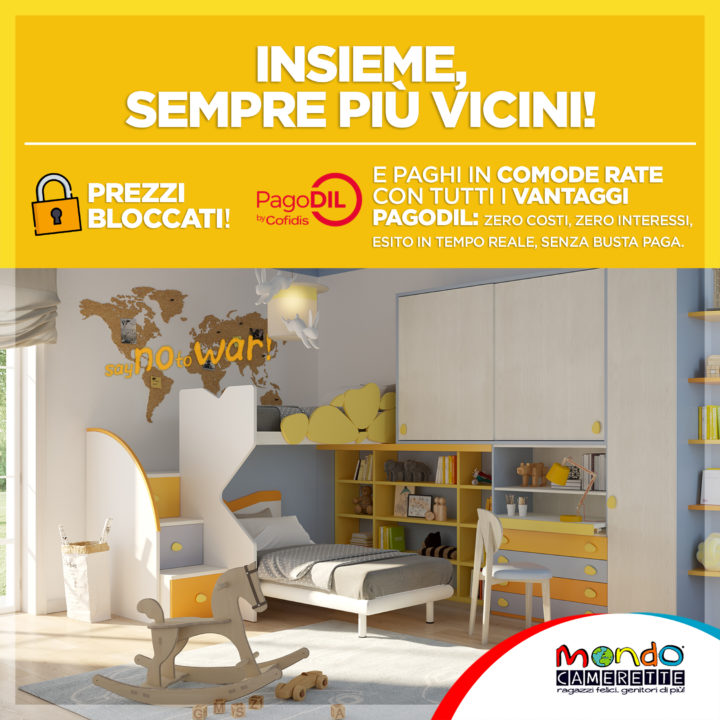 Insieme, sempre più vicini! – Mondo Camerette